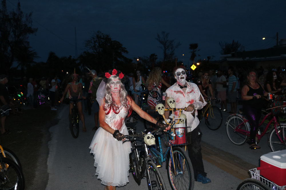 Zombie Bike Ride 2017 photo - Duval Street, Key West